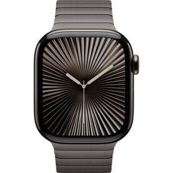 Умные часы Apple Watch Series 10 42 мм, M/L 140-245 мм, Titanium Case GPS+Cellular, Slate (серый/темный)